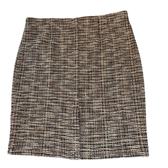 Amanda + Chelsea Women's Black Tweed Aline Skirt Size L - Picture 6 of 6